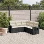 5-piece garden furniture set and black synthetic rattan cushions by , Garden sets - Ref: Foro24-3220145, Price: 327,67 €, Dis...