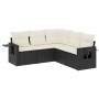 5-teiliges Gartenmöbel-Set und schwarze synthetische Rattankissen von , Gartensets - Ref: Foro24-3220145, Preis: 320,15 €, Ra...