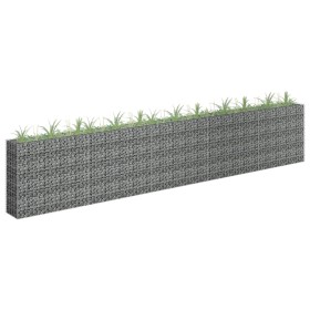 Arriate de gaviones de acero galvanizado 450x30x90 cm de vidaXL, Maceteros y jardineras - Ref: Foro24-145647, Precio: 173,51 ...