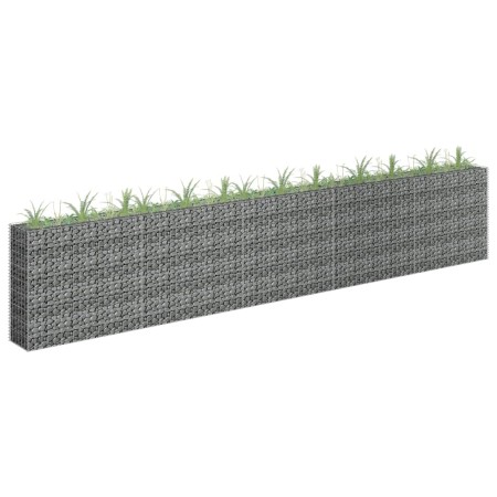 Gabionenbett aus verzinktem Stahl, 450 x 30 x 90 cm von vidaXL, Töpfe und Pflanzgefäße - Ref: Foro24-145647, Preis: 173,51 €,...