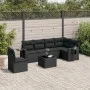7-piece garden dining set and black synthetic rattan cushions by , Garden sets - Ref: Foro24-3220234, Price: 481,28 €, Discou...