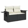 8-piece garden sofa set and black synthetic rattan cushions by , Garden sets - Ref: Foro24-3220435, Price: 520,43 €, Discount: %