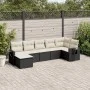 7-piece garden dining set and black synthetic rattan cushions by , Garden sets - Ref: Foro24-3220475, Price: 414,11 €, Discou...