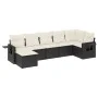 7-piece garden dining set and black synthetic rattan cushions by , Garden sets - Ref: Foro24-3220475, Price: 414,11 €, Discou...