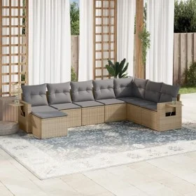 Garden sofa set with beige cushions 8 pcs PE rattan by , Garden sets - Ref: Foro24-3220558, Price: 493,81 €, Discount: %