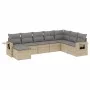 Juego de sofás de jardín con cojines beige 8 pzas ratán PE de , Conjuntos de jardín - Ref: Foro24-3220558, Precio: 493,81 €, ...