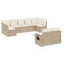9-piece garden sofa set with beige synthetic rattan cushions by , Garden sets - Ref: Foro24-3220617, Price: 621,67 €, Discoun...