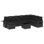 8-piece garden sofa set and black synthetic rattan cushions by , Garden sets - Ref: Foro24-3220564, Price: 568,42 €, Discount: %