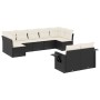 8-piece garden sofa set and black synthetic rattan cushions by , Garden sets - Ref: Foro24-3220615, Price: 512,00 €, Discount: %