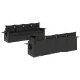 8-teiliges Gartensofa-Set und schwarze synthetische Rattankissen von , Gartensets - Ref: Foro24-3219944, Preis: 619,14 €, Rab...