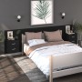 Black wall bedside table by vidaXL, Nightstands - Ref: Foro24-810991, Price: 53,26 €, Discount: %