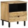 Mesitas de noche 2 uds madera maciza de mango 40x33x46 cm de , Mesitas de noche - Ref: Foro24-356898, Precio: 74,48 €, Descue...
