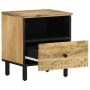 Nachttische 2 Stück aus massivem Mangoholz 40x33x46 cm von , Nachttische - Ref: Foro24-356898, Preis: 74,48 €, Rabatt: %