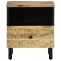 Mesitas de noche 2 uds madera maciza de mango 40x33x46 cm de , Mesitas de noche - Ref: Foro24-356898, Precio: 74,48 €, Descue...