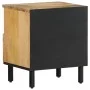 Mesitas de noche 2 uds madera maciza de mango 40x33x46 cm de , Mesitas de noche - Ref: Foro24-356898, Precio: 74,48 €, Descue...
