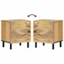 Nachttisch aus massivem Mangoholz, 40 x 33 x 46 cm von , Nachttische - Ref: Foro24-356887, Preis: 43,26 €, Rabatt: %