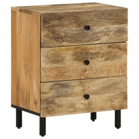 Solid mango wood bedside table 50x33x60 cm by , Nightstands - Ref: Foro24-356900, Price: 141,53 €, Discount: %