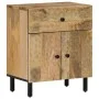 Solid mango wood bedside table 50x33x60 cm by , Nightstands - Ref: Foro24-356902, Price: 73,10 €, Discount: %