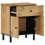Solid mango wood bedside table 50x33x60 cm by , Nightstands - Ref: Foro24-356902, Price: 73,10 €, Discount: %