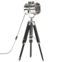 Stehleuchte aus Massivholz mit schwarzem Griff 69 cm von vidaXL, Lampen - Ref: Foro24-286108, Preis: 73,65 €, Rabatt: %