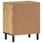 Solid mango wood bedside table 50x33x60 cm by , Nightstands - Ref: Foro24-356902, Price: 84,58 €, Discount: %