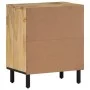 Solid mango wood bedside table 50x33x60 cm by , Nightstands - Ref: Foro24-356902, Price: 73,10 €, Discount: %