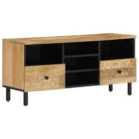 TV-Schrank aus massivem Mangoholz, 100 x 33 x 46 cm von , TV-Möbel - Ref: Foro24-356909, Preis: 79,13 €, Rabatt: %