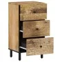 Solid mango wood auxiliary cabinet 40x33x75 cm by , Sideboards - Ref: Foro24-356914, Price: 149,22 €, Discount: %
