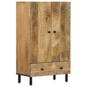 Hohes Sideboard aus massivem Mangoholz 60x33x100 cm von , Sideboards - Ref: Foro24-356921, Preis: 200,55 €, Rabatt: %