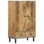 High sideboard solid mango wood 60x33x100 cm by , Sideboards - Ref: Foro24-356921, Price: 200,55 €, Discount: %