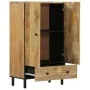 High sideboard solid mango wood 60x33x100 cm by , Sideboards - Ref: Foro24-356921, Price: 200,55 €, Discount: %