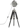 Floor lamp with solid wood tripod, black mango, 69 cm. by vidaXL, Lamps - Ref: Foro24-286108, Price: 75,10 €, Discount: %