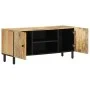 TV-Schrank aus massivem Mangoholz, 105 x 33 x 46 cm von , TV-Möbel - Ref: Foro24-356891, Preis: 89,94 €, Rabatt: %