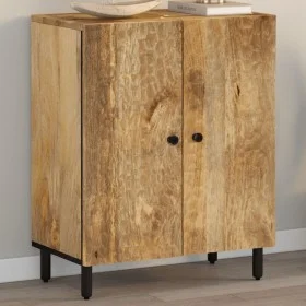 Beistellschrank aus massivem Mangoholz, 60 x 33 x 75 cm von , Sideboards - Ref: Foro24-356893, Preis: 131,54 €, Rabatt: %