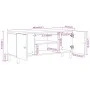 Solid mango wood TV cabinet 105x33x46 cm by , TV Furniture - Ref: Foro24-356891, Price: 89,94 €, Discount: %