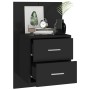 Black wall bedside table by vidaXL, Nightstands - Ref: Foro24-810991, Price: 53,26 €, Discount: %