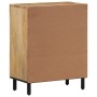 Solid mango wood auxiliary cabinet 60x33x75 cm by , Sideboards - Ref: Foro24-356893, Price: 132,06 €, Discount: %