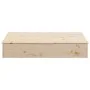 Sandbox with solid pine wood lid 111x111x19.5 cm by , sandboxes - Ref: Foro24-832606, Price: 83,90 €, Discount: %