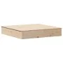 Sandbox with solid pine wood lid 111x111x19.5 cm by , sandboxes - Ref: Foro24-832606, Price: 83,90 €, Discount: %