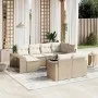 11-piece garden sofa set with beige synthetic rattan cushions by , Modular outdoor sofas - Ref: Foro24-3261298, Price: 677,66...