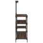 Braunes Küchenregal aus Metallwerkstoff, 90 x 40 x 132 cm von , Behälter für Küchenutensilien - Ref: Foro24-845420, Preis: 83...