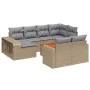 11-piece garden sofa set with beige synthetic rattan cushions by , Modular outdoor sofas - Ref: Foro24-3261309, Price: 636,04...