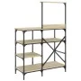Küchenregal, Holztechnik, Metall, Eiche, 90 x 40 x 132 cm von , Behälter für Küchenutensilien - Ref: Foro24-845417, Preis: 80...