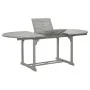 Mesa de jardín madera maciza de acacia gris 200x100x75 cm de vidaXL, Mesas de jardín - Ref: Foro24-47277, Precio: 269,87 €, D...