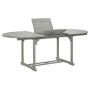 Mesa de jardín madera maciza de acacia gris 200x100x75 cm de vidaXL, Mesas de jardín - Ref: Foro24-47277, Precio: 274,44 €, D...