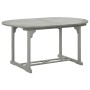 Mesa de jardín madera maciza de acacia gris 200x100x75 cm de vidaXL, Mesas de jardín - Ref: Foro24-47277, Precio: 274,44 €, D...