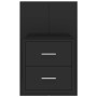 Black wall bedside table by vidaXL, Nightstands - Ref: Foro24-810991, Price: 53,26 €, Discount: %