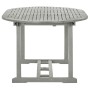 Mesa de jardín madera maciza de acacia gris 200x100x75 cm de vidaXL, Mesas de jardín - Ref: Foro24-47277, Precio: 274,44 €, D...