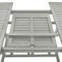 Mesa de jardín madera maciza de acacia gris 200x100x75 cm de vidaXL, Mesas de jardín - Ref: Foro24-47277, Precio: 274,44 €, D...