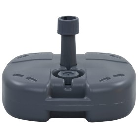 Grauer Sand/Wasser befüllbarer tragbarer Schirmständer von vidaXL, Schirmständer - Ref: Foro24-47684, Preis: 42,05 €, Rabatt: %